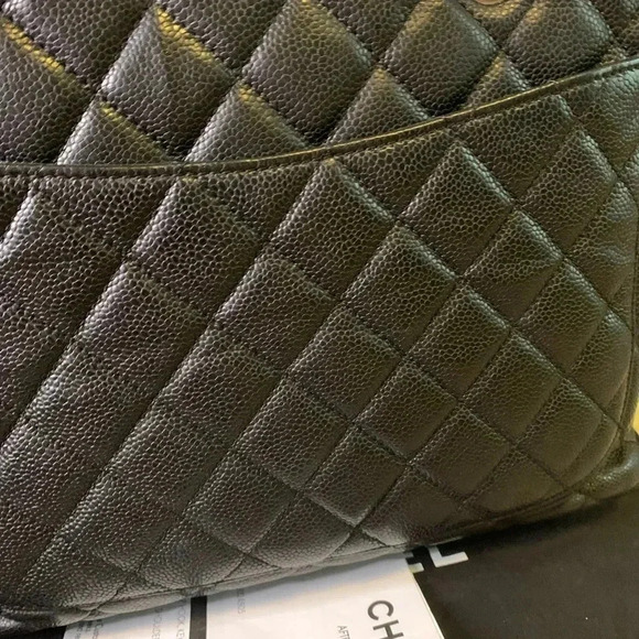 CHANEL Authentic Caviar GST 13" Grand Shopping Tote Bag w/Silver Hardware - Picture 7 of 16